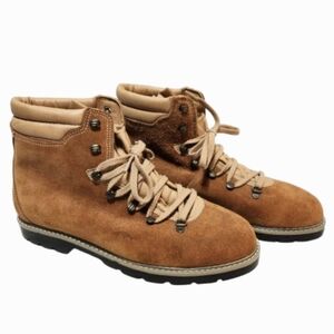 Women's COUGAR RANGERS Low-heel Nubuck Leather Lace-up Casual Boots (10.5M) NWOT